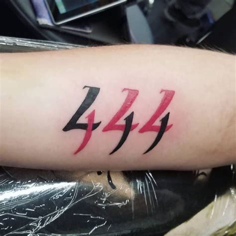 number 444 tattoo|444 Tattoo Meaning: Angel Number, Pop Culture and。